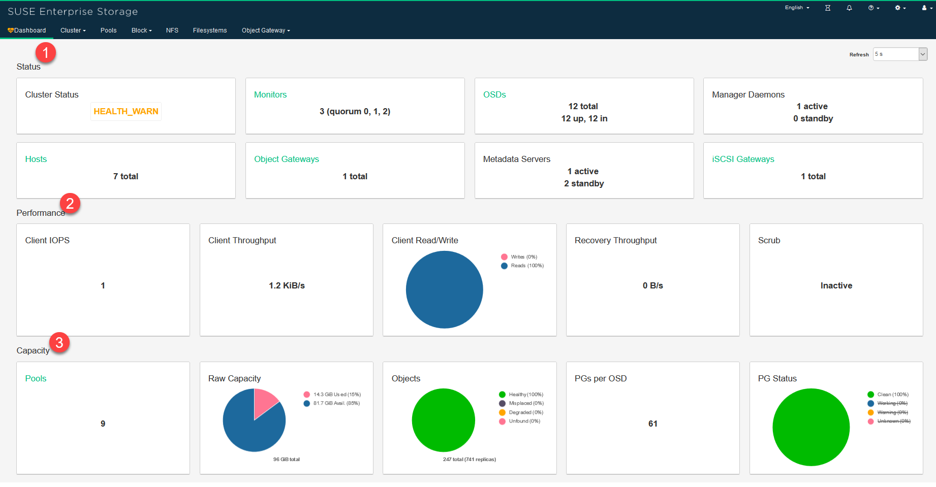 SUSE Enterprise Storage Portal